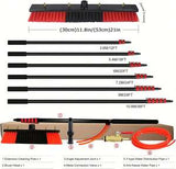 Multifunctional Water Fed Solar Panel Cleaning Brush