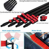 Multifunctional Water Fed Solar Panel Cleaning Brush