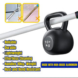 Solar Panel Cleaning Brush 20 feet, 2 in1 Microfiber Washing Brush and Rubber Wiper, 7 to 20 ft Extendable Adjusted Aluminium Rod, For Solar Panel / Window / Glass Wash (Imported)