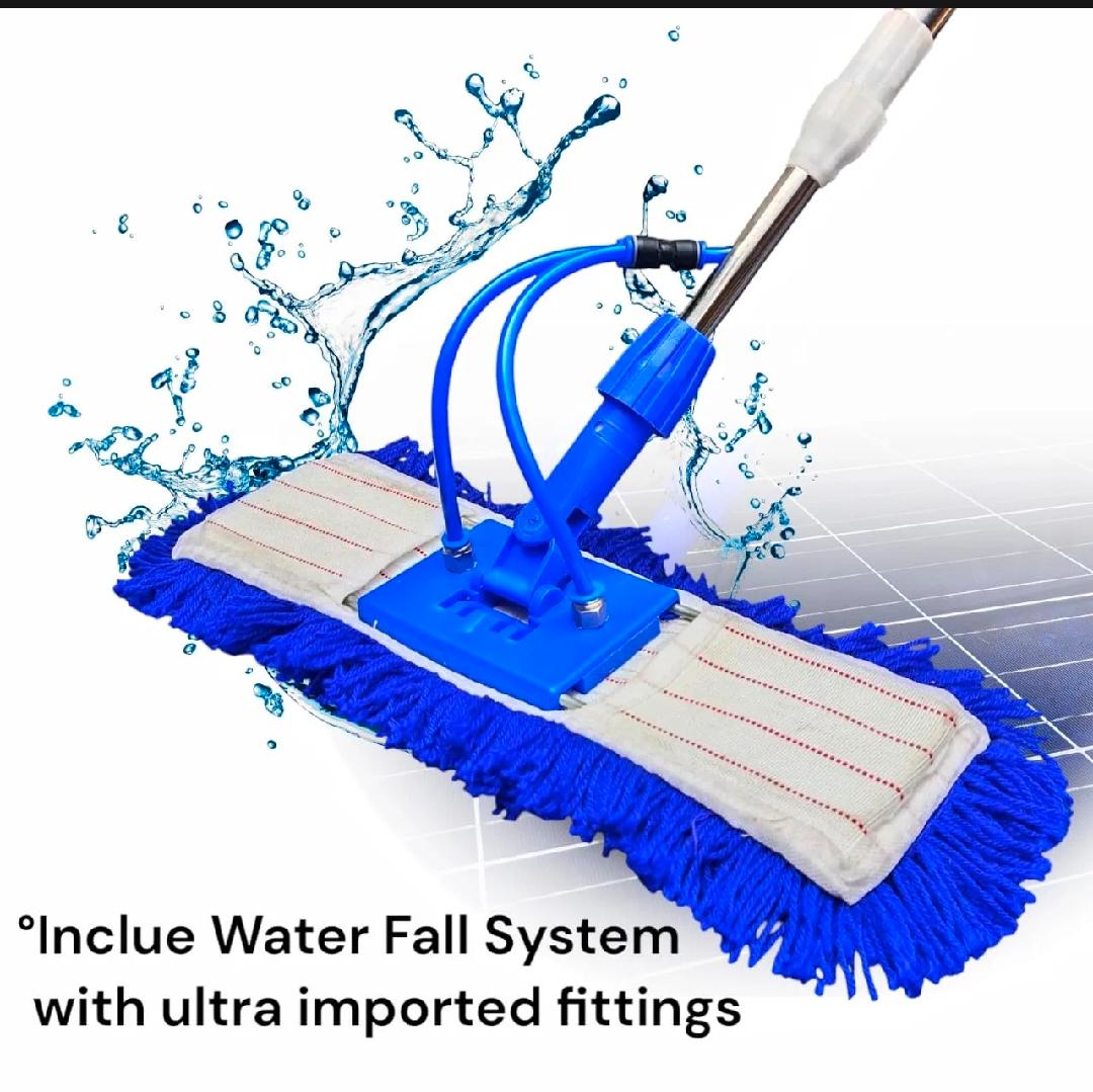 Premium Extendable Water Flow Solar Mop Cleaning Tool - Stainless Steel Rod (Available in Multiple Sizes) Hand Tools Cleaning Tools