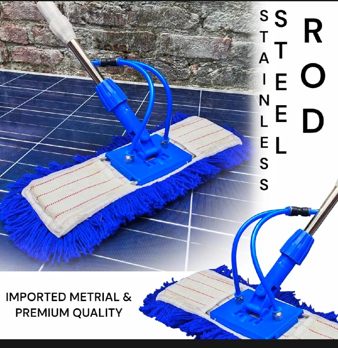Premium Extendable Water Flow Solar Mop Cleaning Tool - Stainless Steel Rod (Available in Multiple Sizes) Hand Tools Cleaning Tools