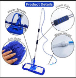 Premium Extendable Water Flow Solar Mop Cleaning Tool - Stainless Steel Rod (Available in Multiple Sizes) Hand Tools Cleaning Tools