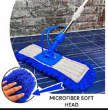 Premium Extendable Water Flow Solar Mop Cleaning Tool - Stainless Steel Rod (Available in Multiple Sizes) Hand Tools Cleaning Tools