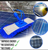 Premium Extendable Water Flow Solar Mop Cleaning Tool - Stainless Steel Rod (Available in Multiple Sizes) Hand Tools Cleaning Tools