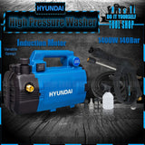 Hyundai HPW140-IM High Pressure Washer – Induction Motor – Auto Sanction From Bucket Variable Water Speed Controller