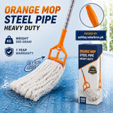 Orange wet Mop